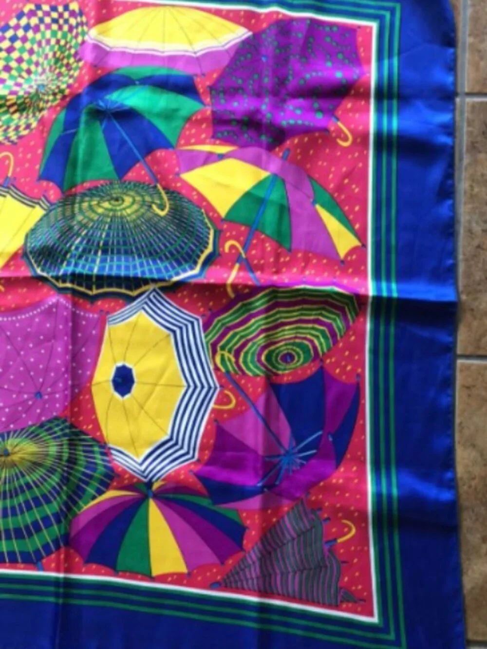 Umbrella Print Scarf
